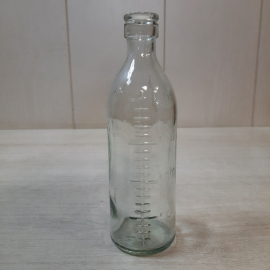 Бутылочка мерная на 200 мл. для детского питания, стекло, СССР